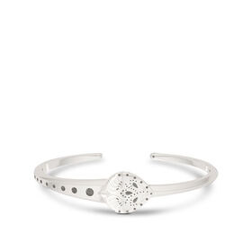 Charlotte Flair Bixler Asymmetric Cuff Bracelet in Sterling Silver