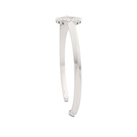 Charlotte Flair Bixler Asymmetric Cuff Bracelet in Sterling Silver