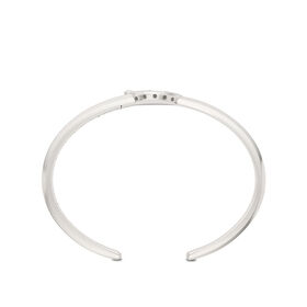 Charlotte Flair Bixler Asymmetric Cuff Bracelet in Sterling Silver