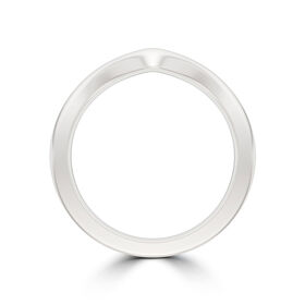 Charlotte Flair Bixler Beaded Stackable Ring in Sterling Silver
