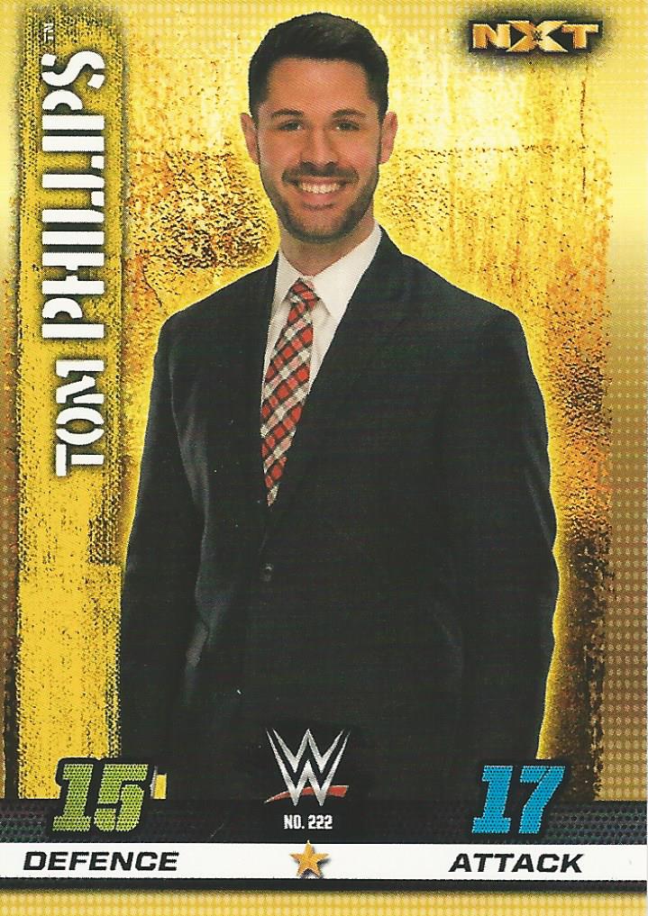WWE Topps Slam Attax 10th Edition 2017 NXT Tom Phillips #222