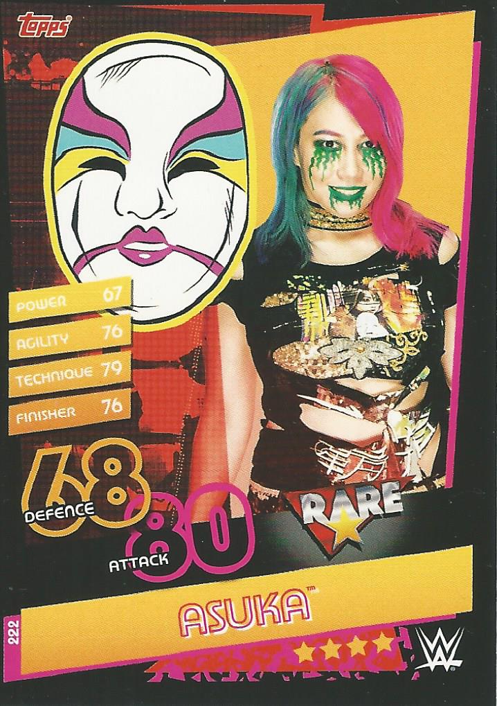 WWE Topps Slam Attax Reloaded 2020 Asuka #222
