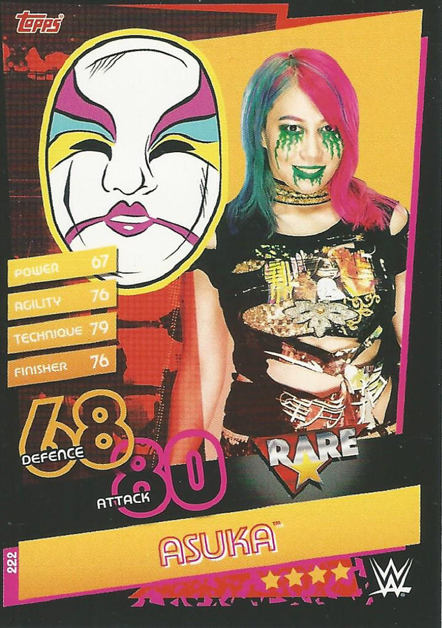 WWE Topps Slam Attax Reloaded 2020 Asuka #222