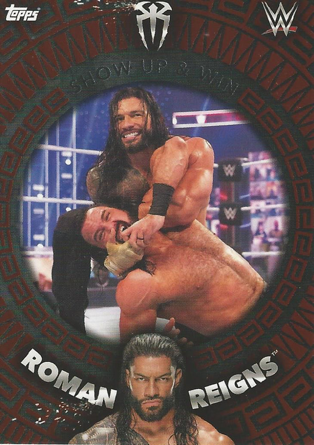Topps WWE Superstars 2021 Roman Reigns #222
