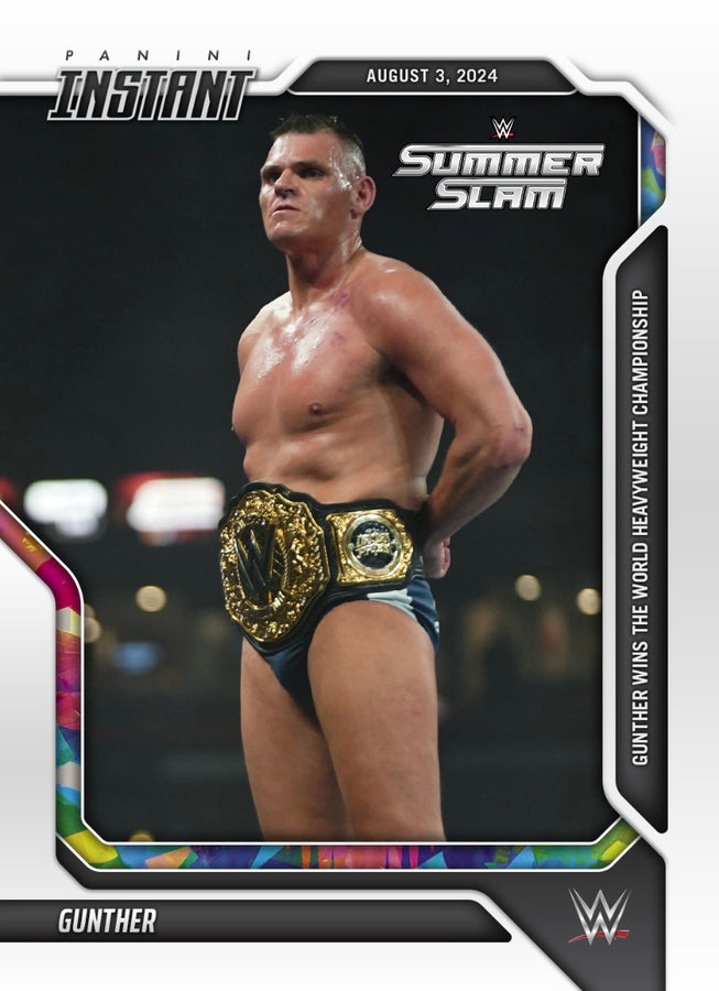 Gunther – Gunther Wins the World Heavyweight Championship trading card PW Catalog