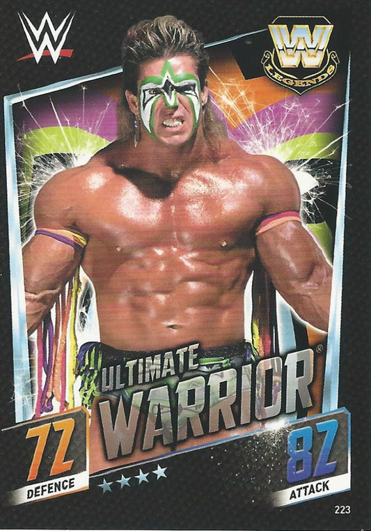 WWE Topps Slam Attax 2015 Then Now Forever Ultimate Warrior #223