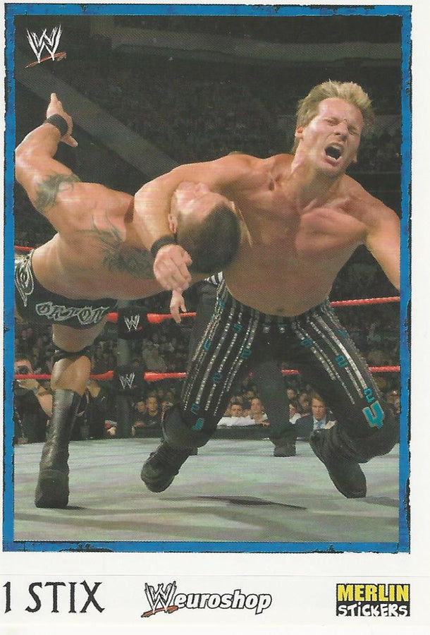WWE Merlin Heros Stickers 2008 Chris Jericho #162