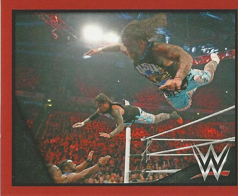 WWE Topps Then Now Forever 2016 Stickers Usos #223