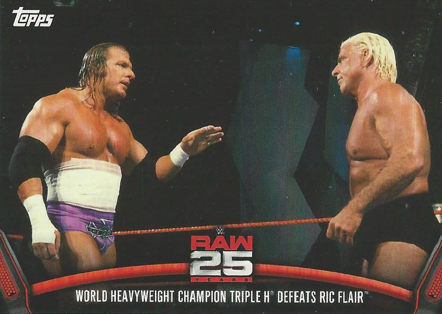 WWE Topps Then Now Forever 2018 Triple H vs. Ric Flair Raw-23