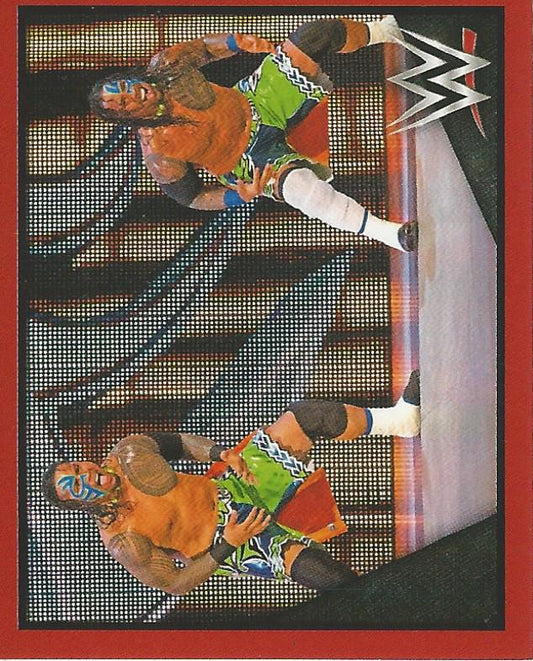 WWE Topps Then Now Forever 2016 Stickers Usos #224