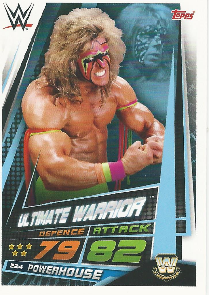 WWE Topps Slam Attax Universe 2019 Ultimate Warrior #224