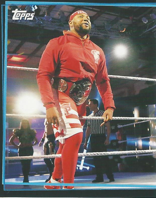 WWE Topps Road to Wrestlemania Stickers 2021 Angelo Dawkins #225