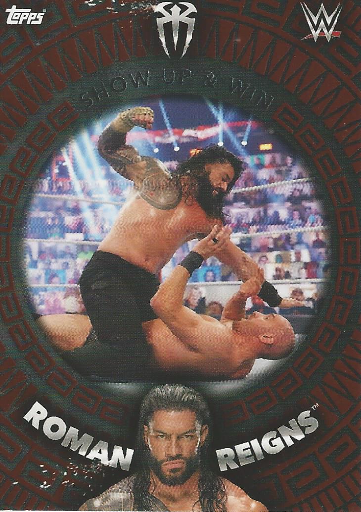 Topps WWE Superstars 2021 Roman Reigns #225