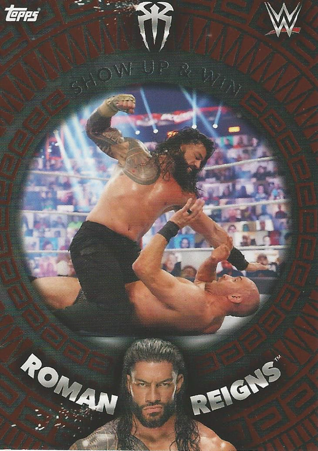 Topps WWE Superstars 2021 Roman Reigns #225