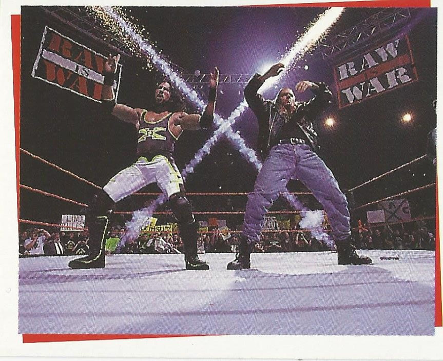 WWF SmackDown Stickers 2000 Triple H and X-Pac #225