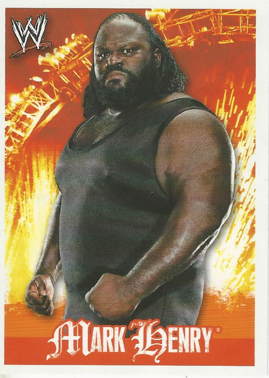 WWE Topps Rivals 2009 Stickers Mark Henry #225