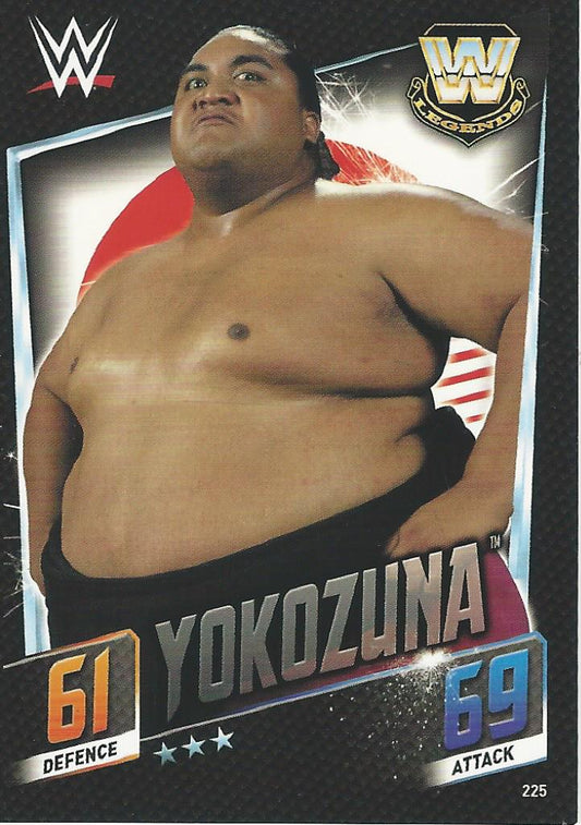 WWE Topps Slam Attax 2015 Then Now Forever Yokozuna #225