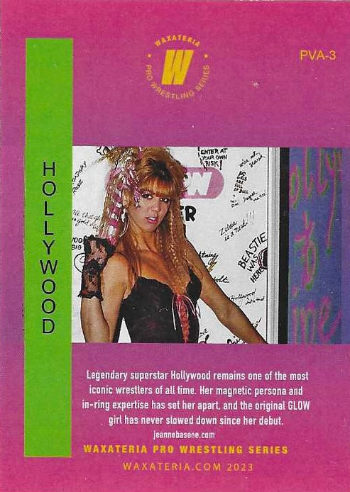 Hollywood trading card PW Catalog