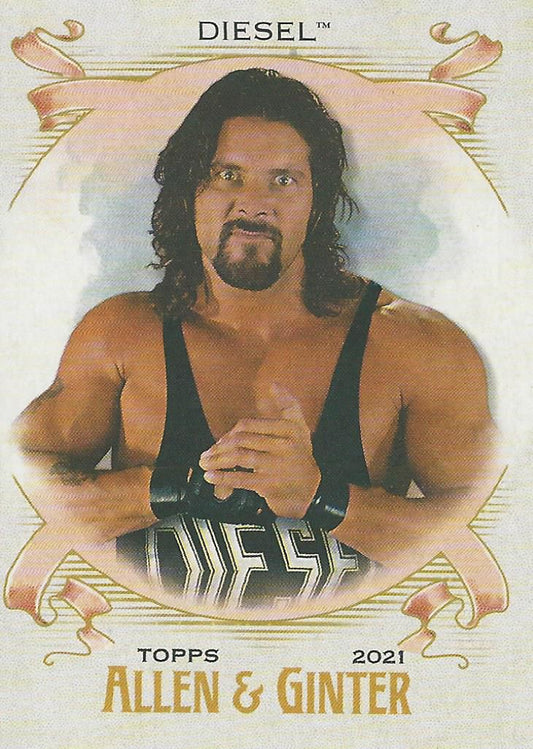 WWE Topps Heritage 2021 Diesel AG-8 trading card PW Catalog