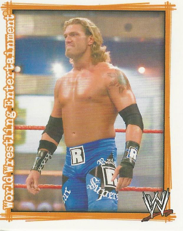 WWE Topps Superstars Uncovered 2007 Sticker Edge P6 trading card PW Catalog