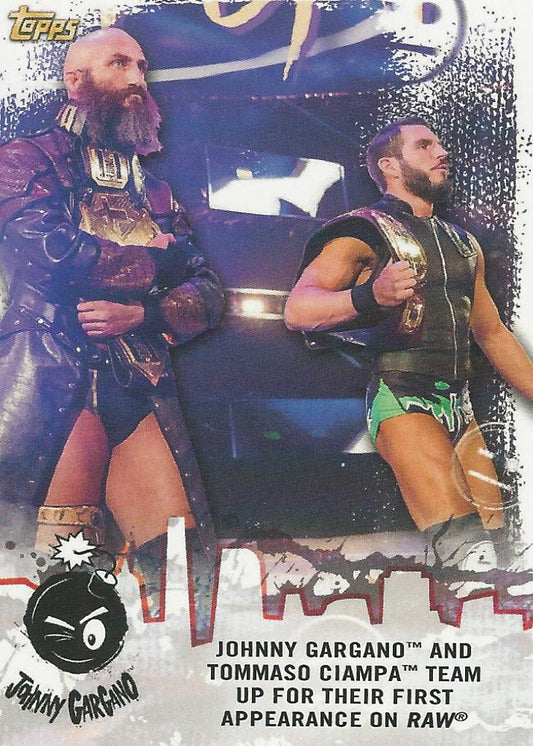 WWE Topps NXT 2020 Johnny Gargano JG-17 trading card PW Catalog
