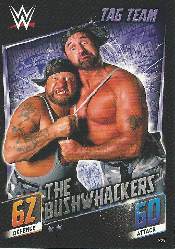 WWE Topps Slam Attax 2015 Then Now Forever The Bushwhackers #227