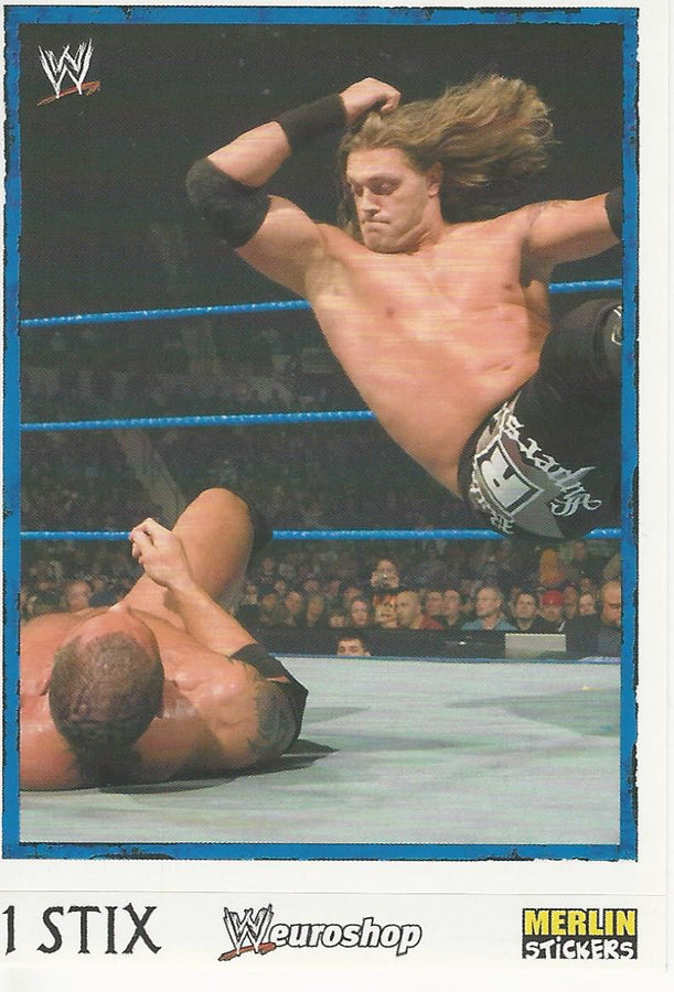 WWE Merlin Heros Stickers 2008 Edge #196