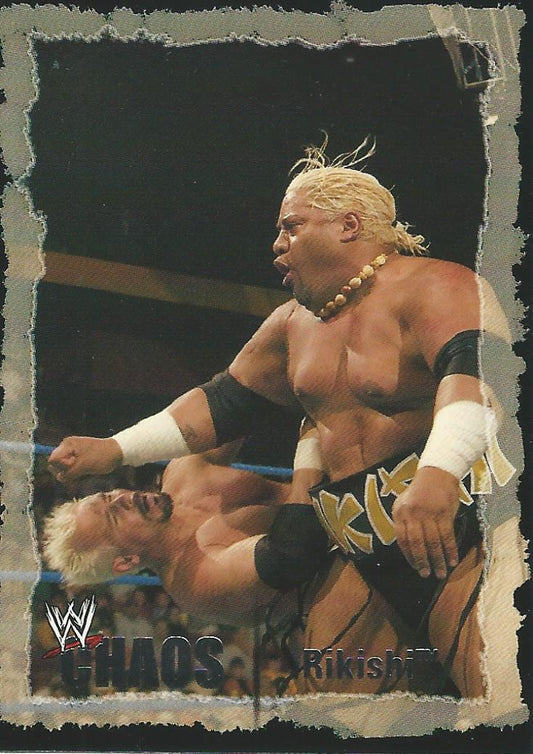 WWE Fleer Chaos 2004 Rikishi #22