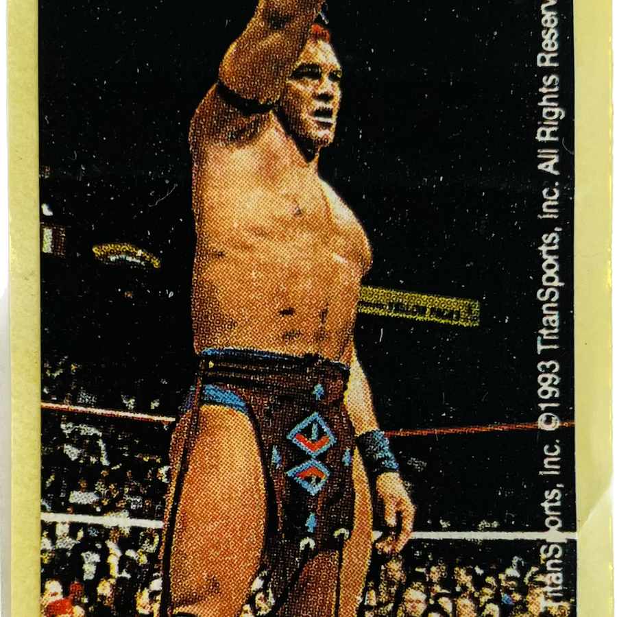 WWF Dunkin Bubble Gum Stickers (1993) No. 22 Tatanka PW Catalog