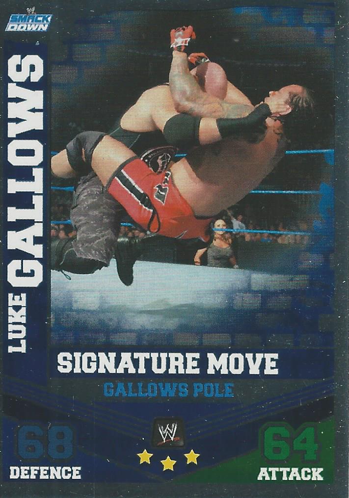 WWE Topps Slam Attax Mayhem 2010 Luke Gallows #22