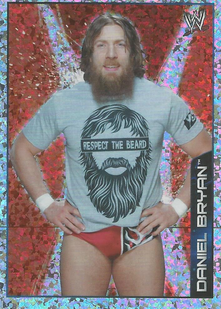 WWE Topps A-Z Sticker Collection 2014 Daniel Bryan Foil #22