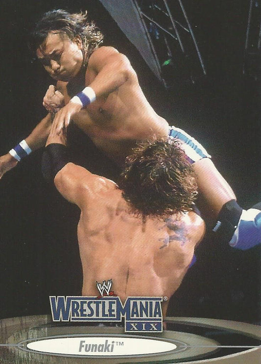 WWE Fleer Wrestlemania XIX 2003 Funaki #22