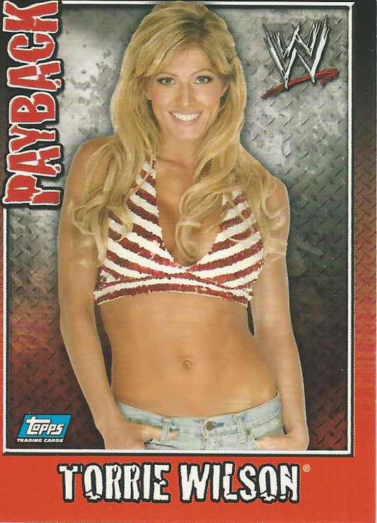 WWE Topps Payback 2006 Torrie Wilson #22