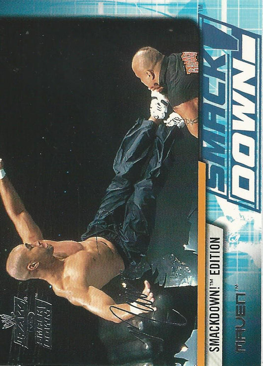 WWE Fleer Raw vs Smackdown 2002 Maven #22