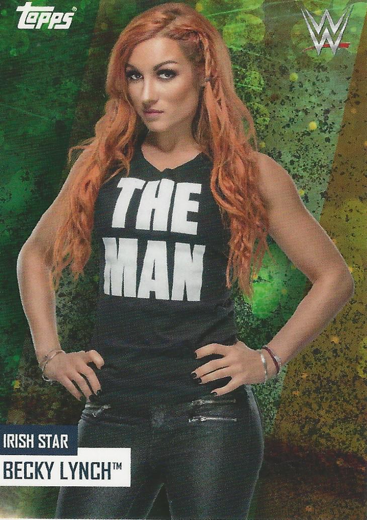 WWE Topps Best of British 2021 Becky Lynch trading card PW Catalog