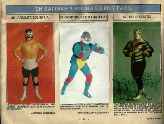 Super Album de Luchas Stickers Album 1991 From Mexico Stickers Album PW Catalog