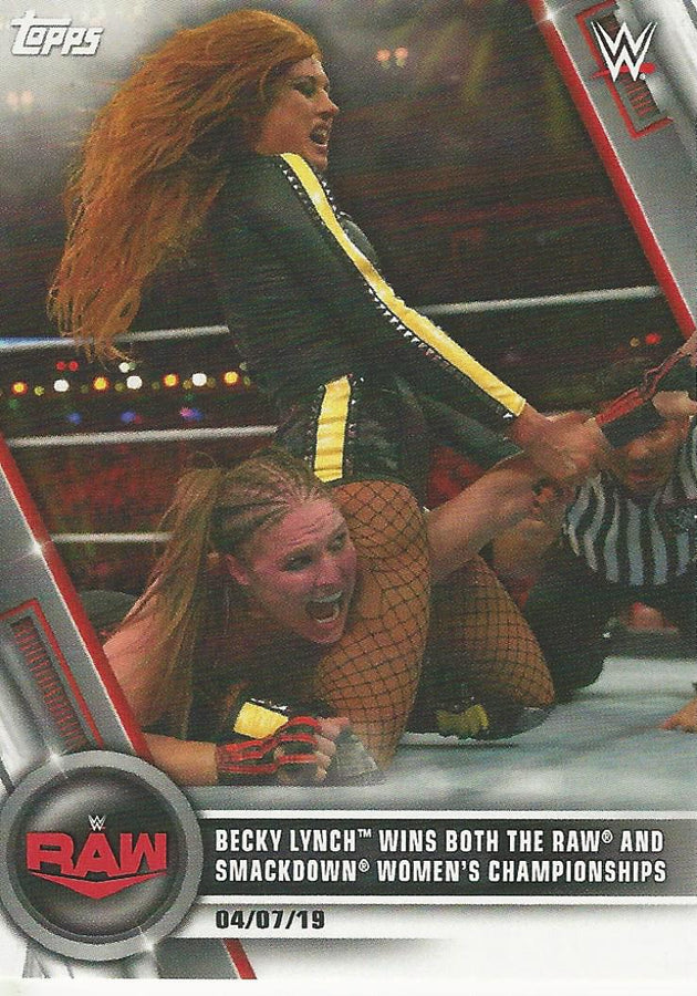 WWE Topps Women Division 2020 Becky Lynch #22