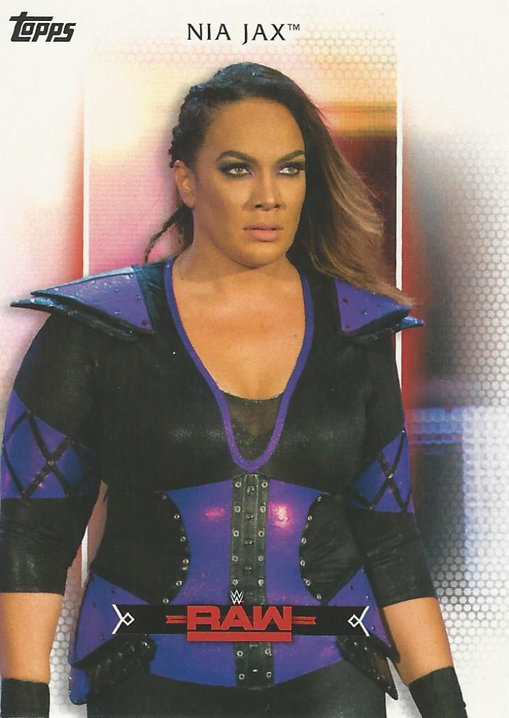 WWE Topps Women Division 2017 Nia Jax R22 trading card PW Catalog