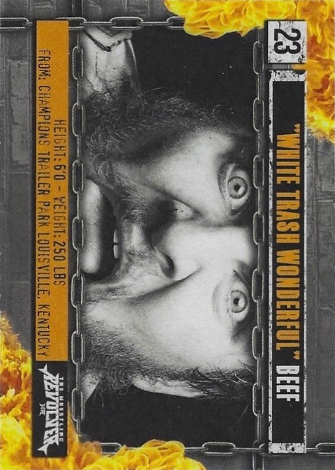 “White Trash Wonderful” Beef trading card PW Catalog