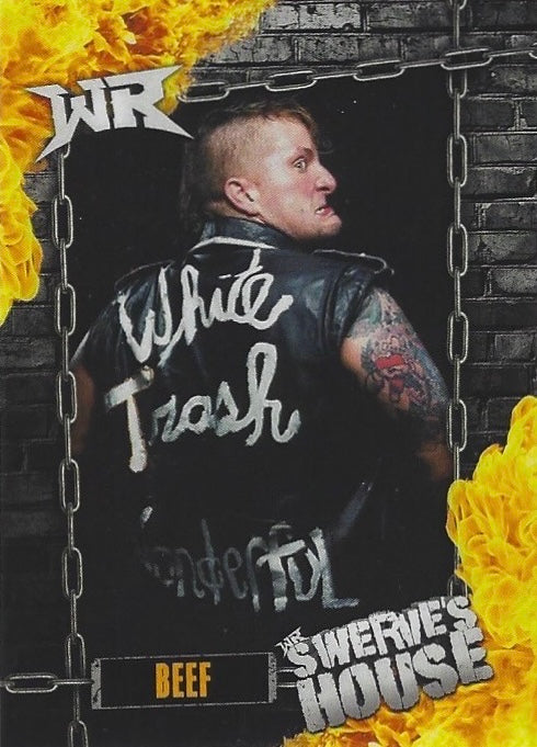 “White Trash Wonderful” Beef trading card PW Catalog