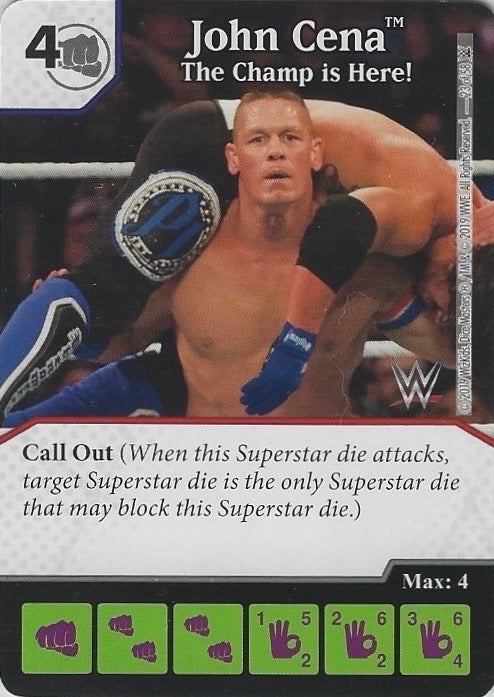 John Cena – the Champ IS Here! trading card PW Catalog