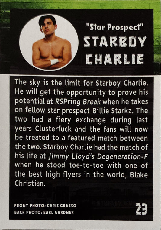 “Star Prospect” Starboy Charlie trading card PW Catalog