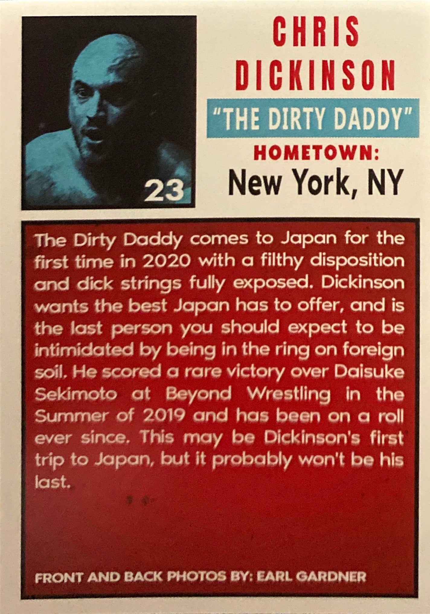 “The Dirty Daddy” Chris Dickinson
