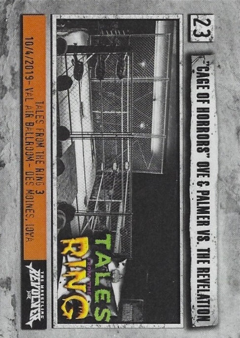 “Cage of Horrors” OVE & Palmer vs. the Revelation trading card PW Catalog