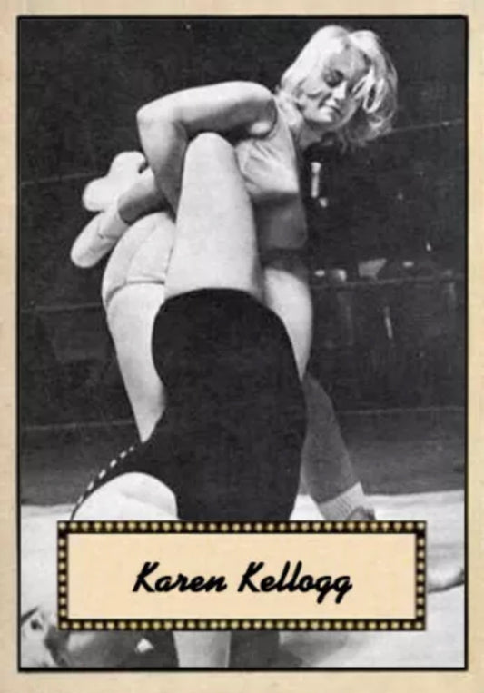 Karen Kellogg trading card PW Catalog