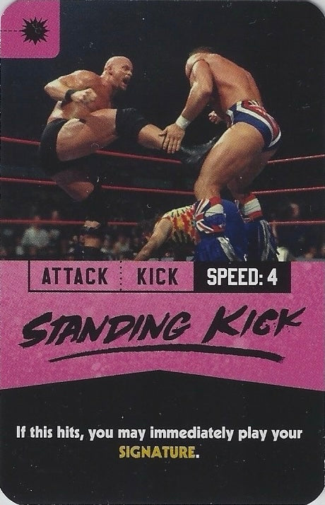 Standing Kick trading card PW Catalog