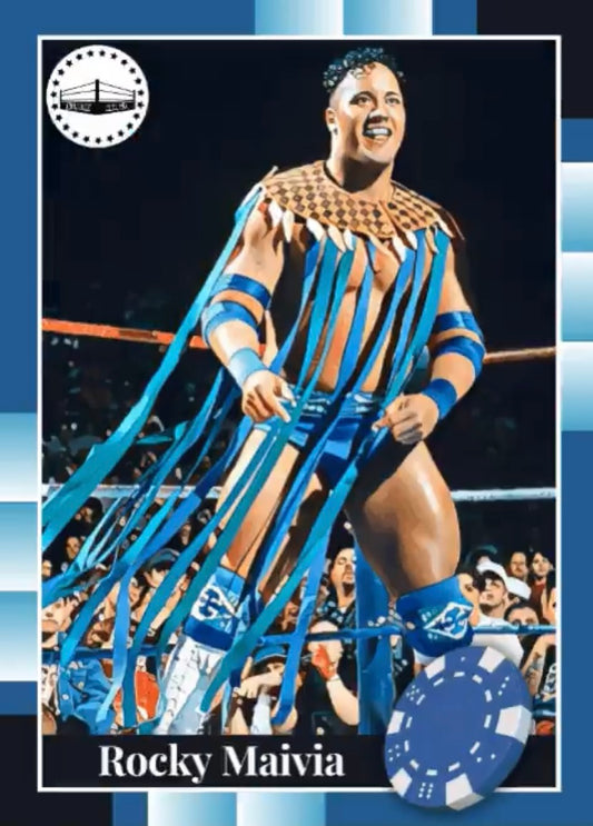 Rocky Maivia trading card PW Catalog