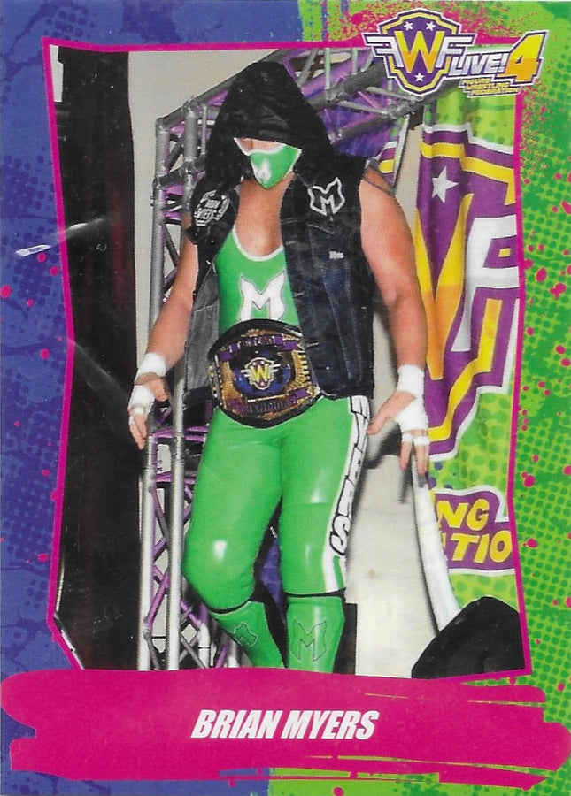 Brian Myers trading card PW Catalog