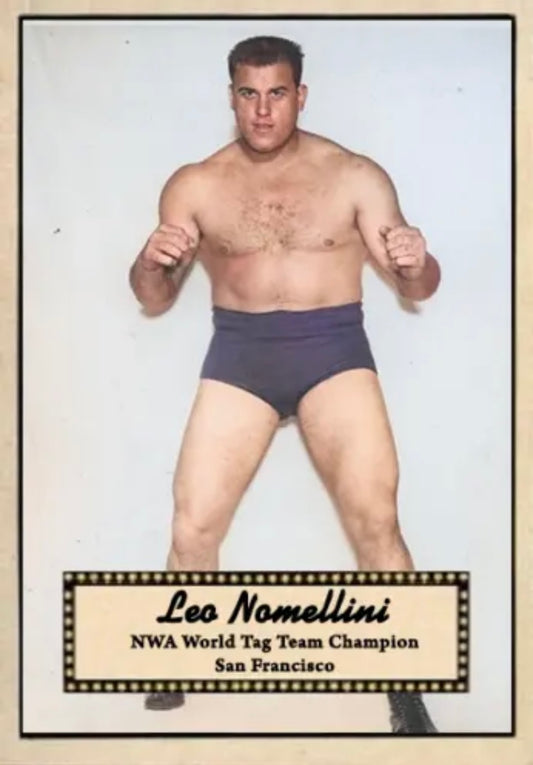 LEO Nomellini trading card PW Catalog
