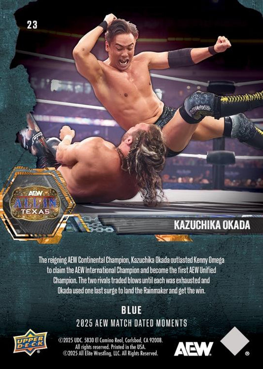 Kazuchika Okada – Kazuchika Okada Claims the AEW Unified Championship With Win Over Kenny Omega - image 2